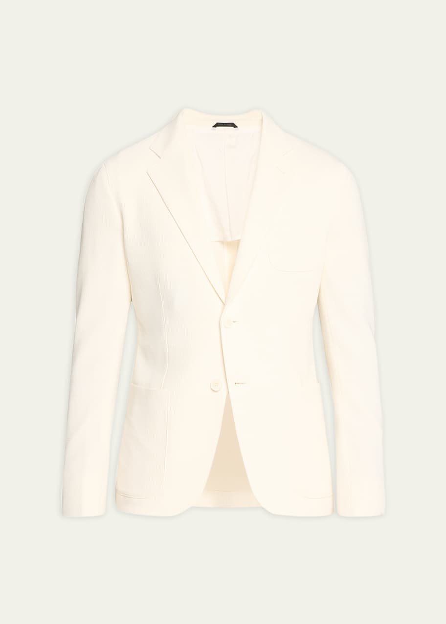 Giorgio Armani Men's Seersucker Suit Separate Jacket - Bergdorf