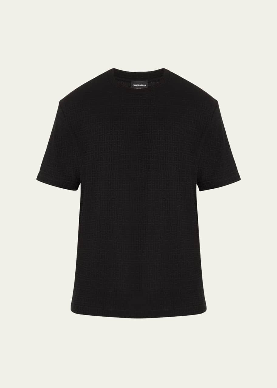 Image 1 of 1: Men's Geometric Jersey T-Shirt
