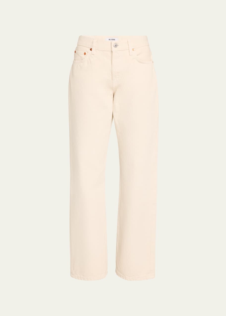 Image 1 of 1: Easy Straight Crop Jeans