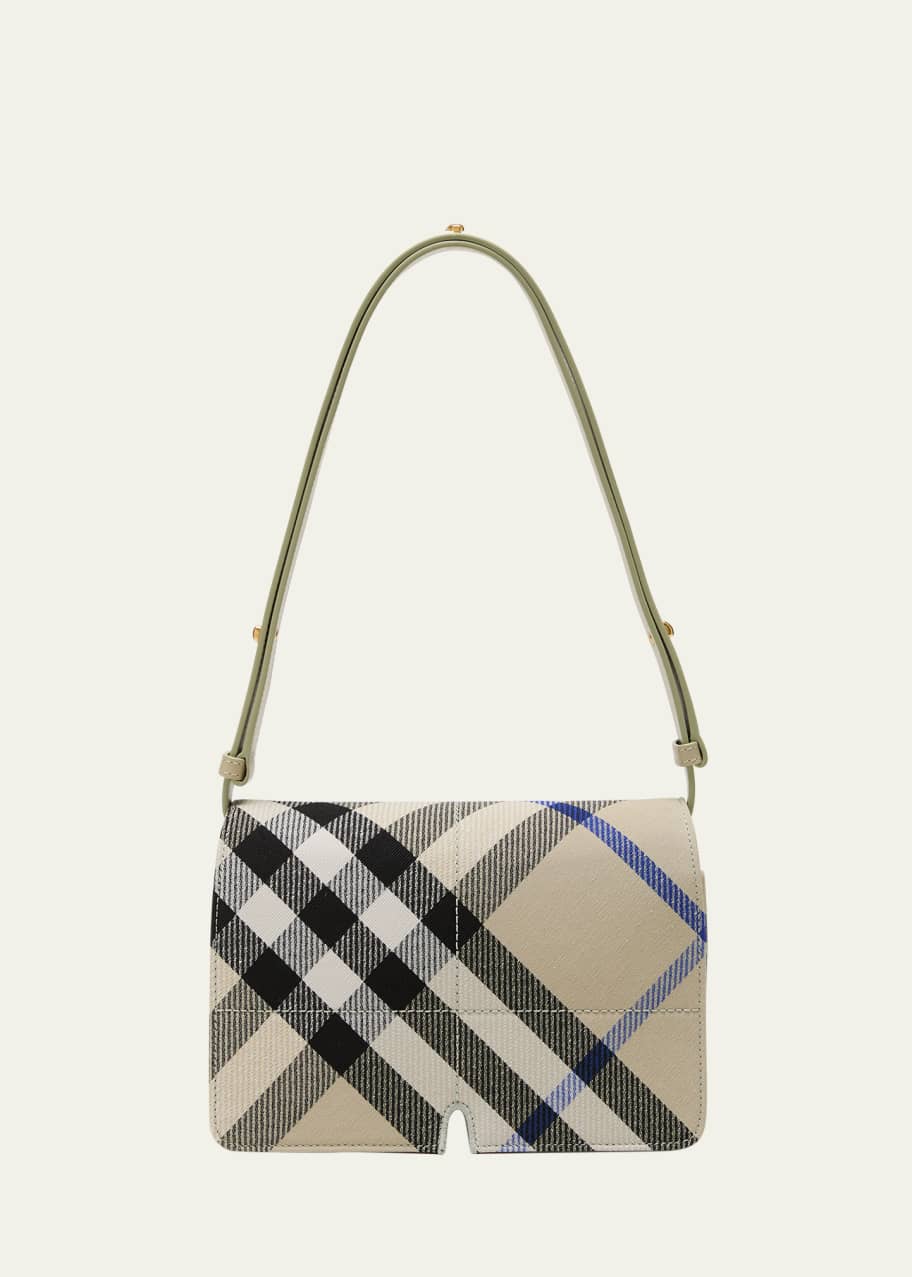 Image 1 of 1: Snip Check Jacquard Shoulder Bag