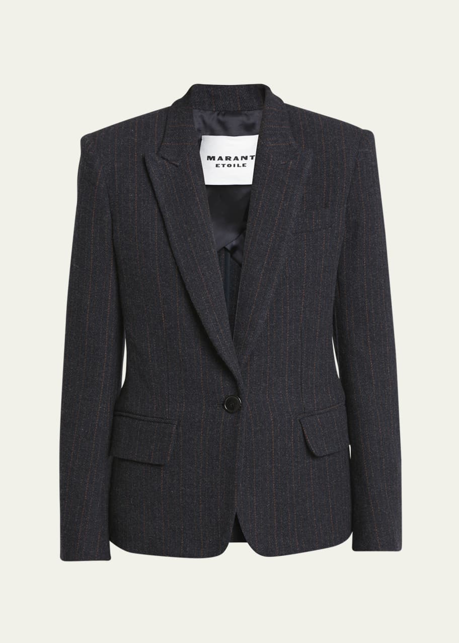Image 1 of 1: Louison Single-Breasted Blazer