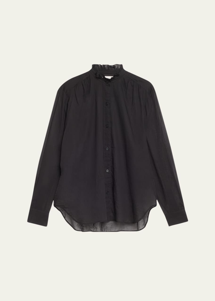 Image 1 of 1: Gamble Long-Sleeve Blouse