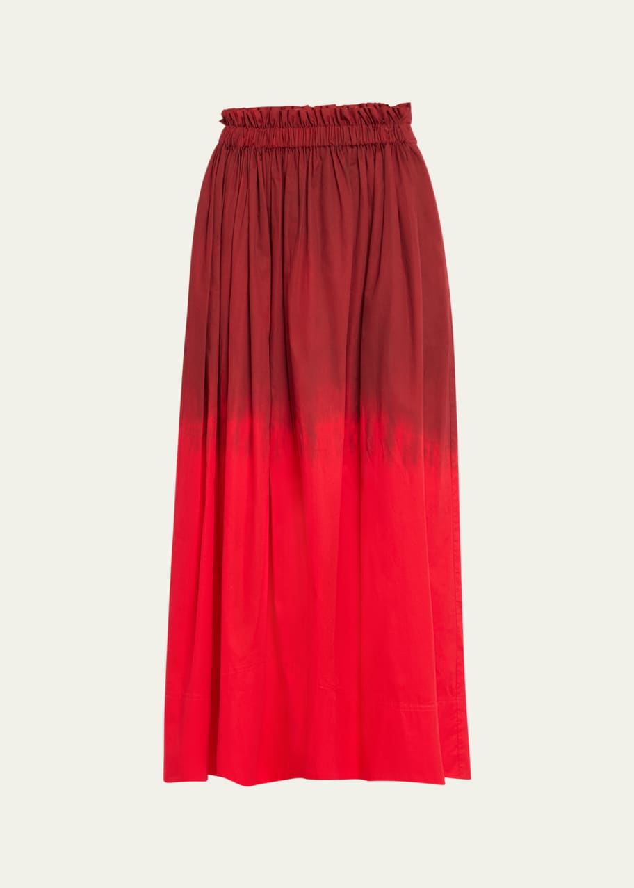 Image 1 of 1: Gina Dip Dyed Midi Skirt