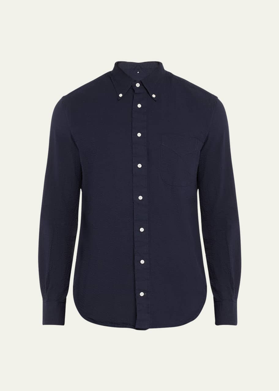 Image 1 of 1: Men's Seersucker Sport Shirt
