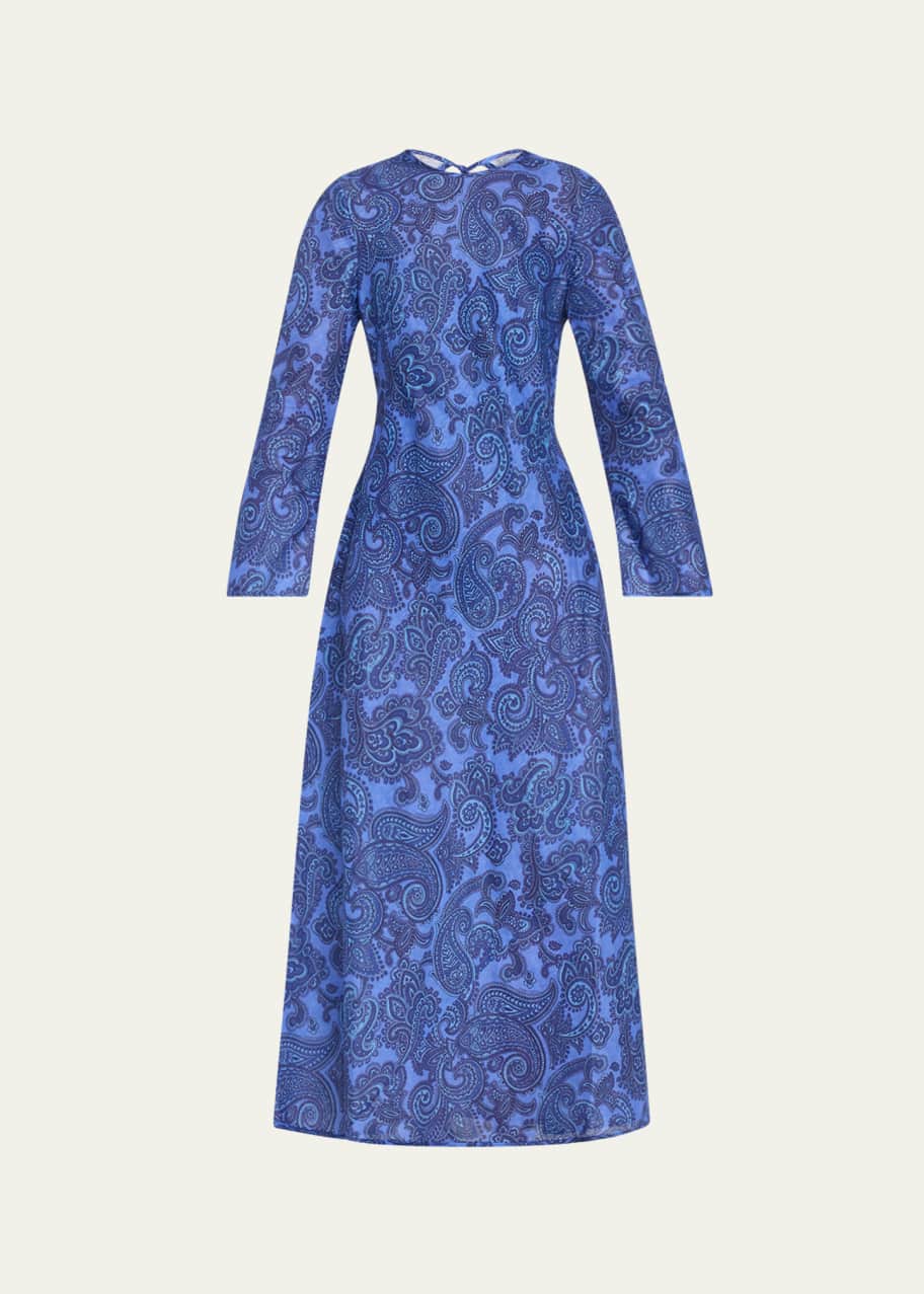 Image 1 of 1: Ottie Bias Backless Dress