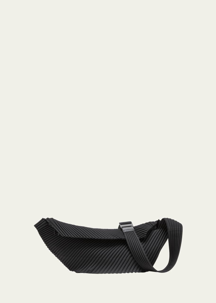 Men's Pleats Crossbody Bag