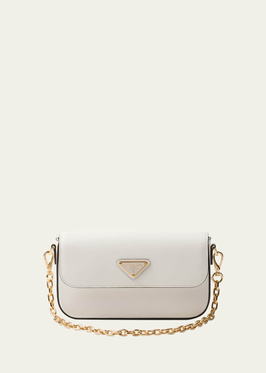 Image 1 of 1: Mini Flap Leather Crossbody Bag