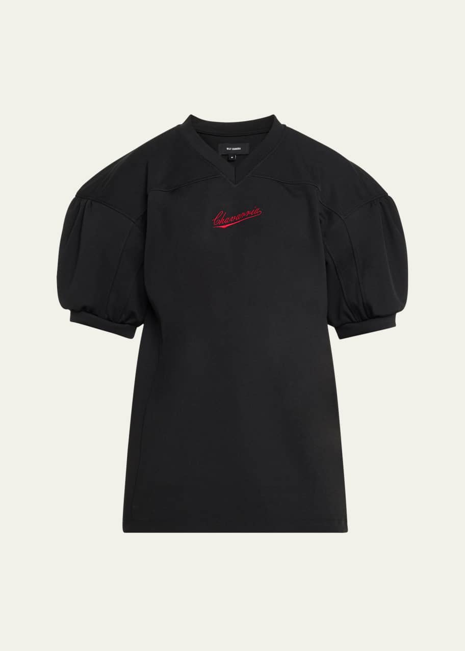 トップス WILLY CHAVARRIA / WILLY FOOTBALL SHIRT Willy Chavarria Football Jersey in Black – SVRN