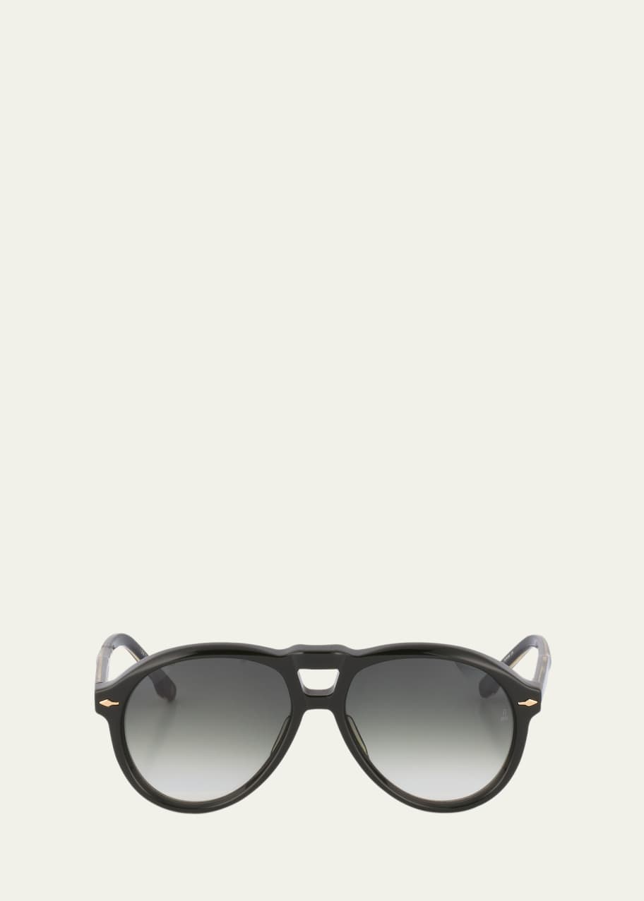 Jacques Marie Mage Valkyrie Acetate Aviator Sunglasses Bergdorf Goodman