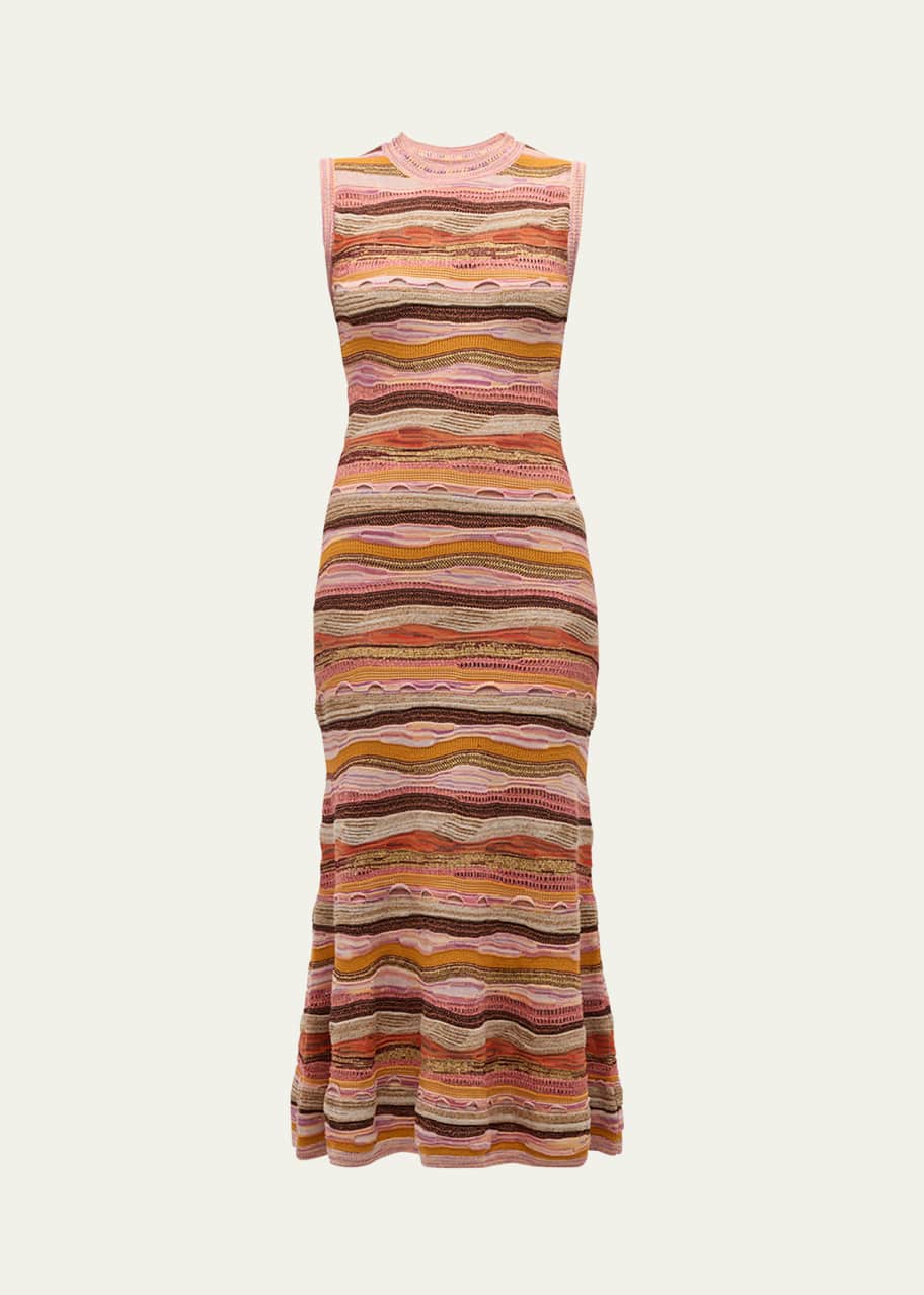 Image 1 of 1: Fauna Sleeveless Knit Midi Dress