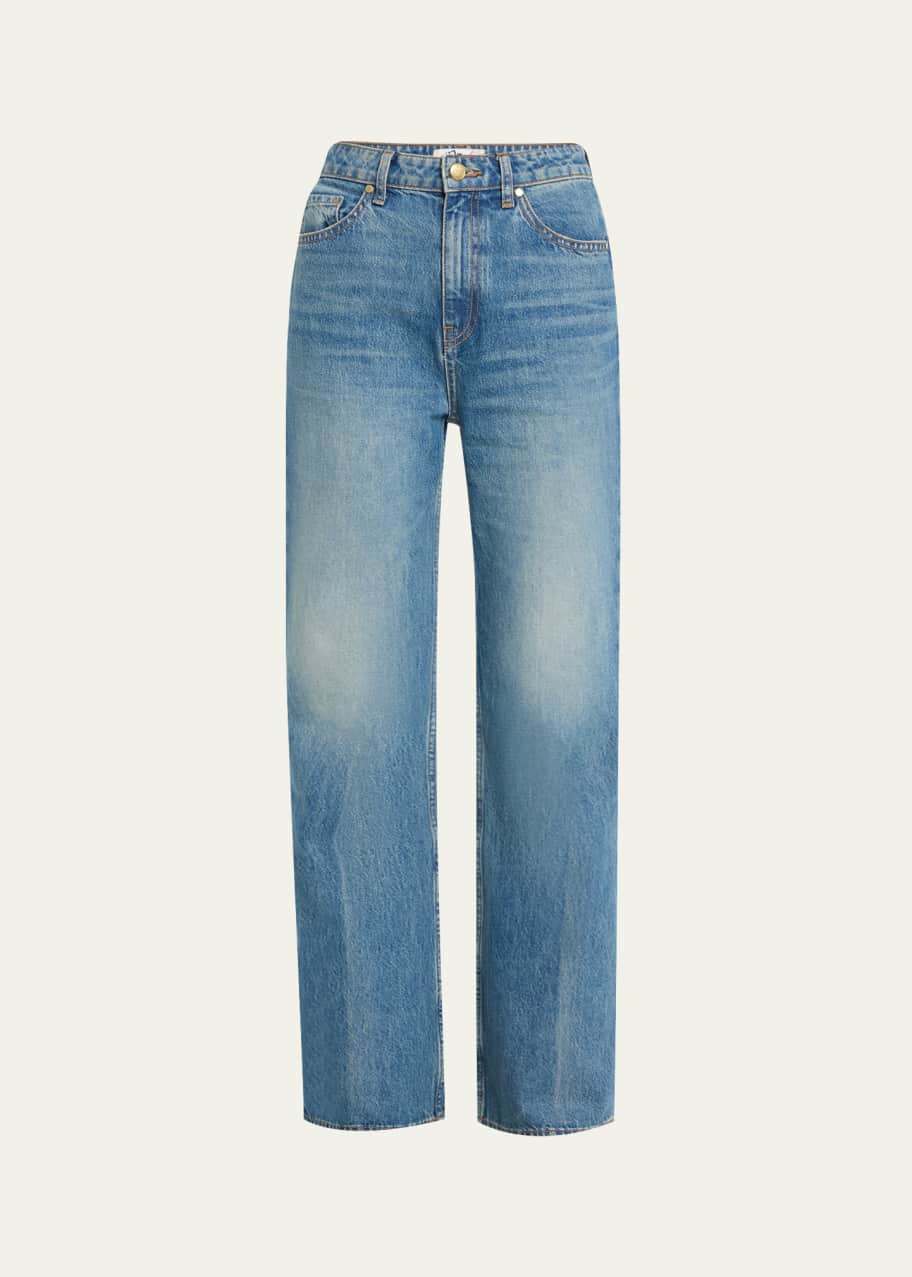 Image 1 of 1: The Martine Straight-Leg Denim Jeans