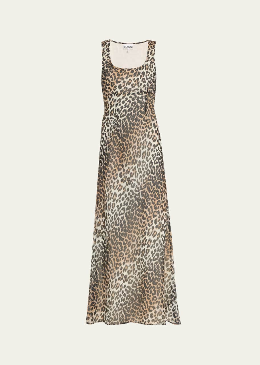 white christmas dresses Misa Sleeveless Maxi Dress Hollen Floral Print Chiffon Size Extra Small New main image 1