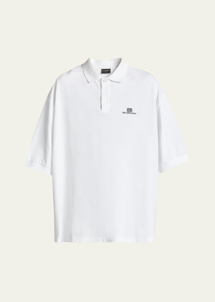 Image 1 of 1: Men's Oversized Polo Shirt