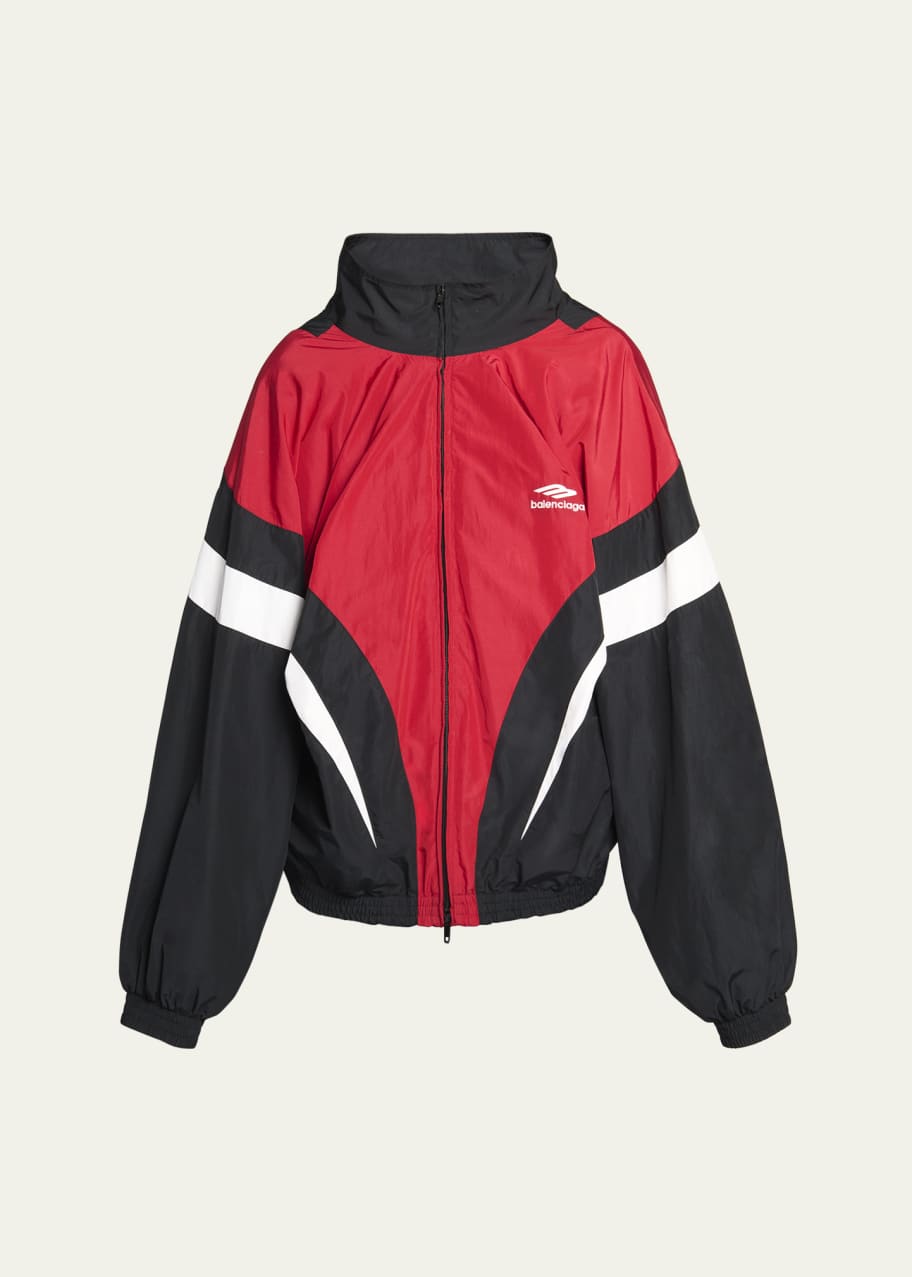 Balenciaga Men's Oversized Tracksuit Jacket - Bergdorf Goodman