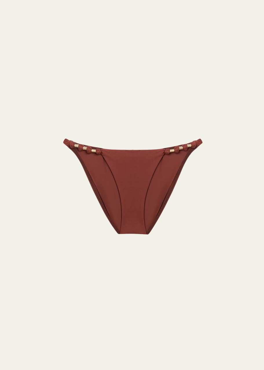 Image 1 of 1: Solid Paula Full Bikini Bottoms