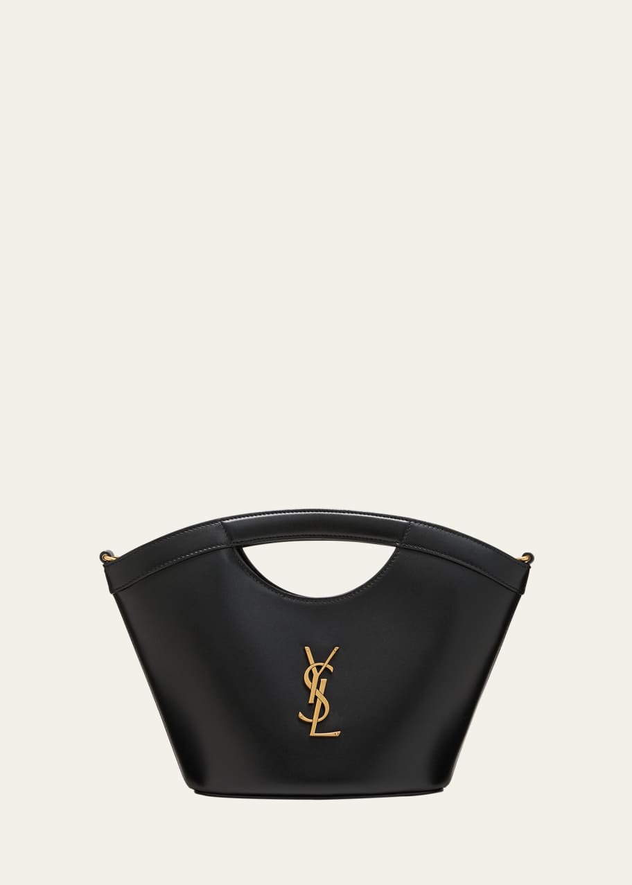 Saint Laurent Mini YSL Top-Handle Bag in Leather - Bergdorf Goodman