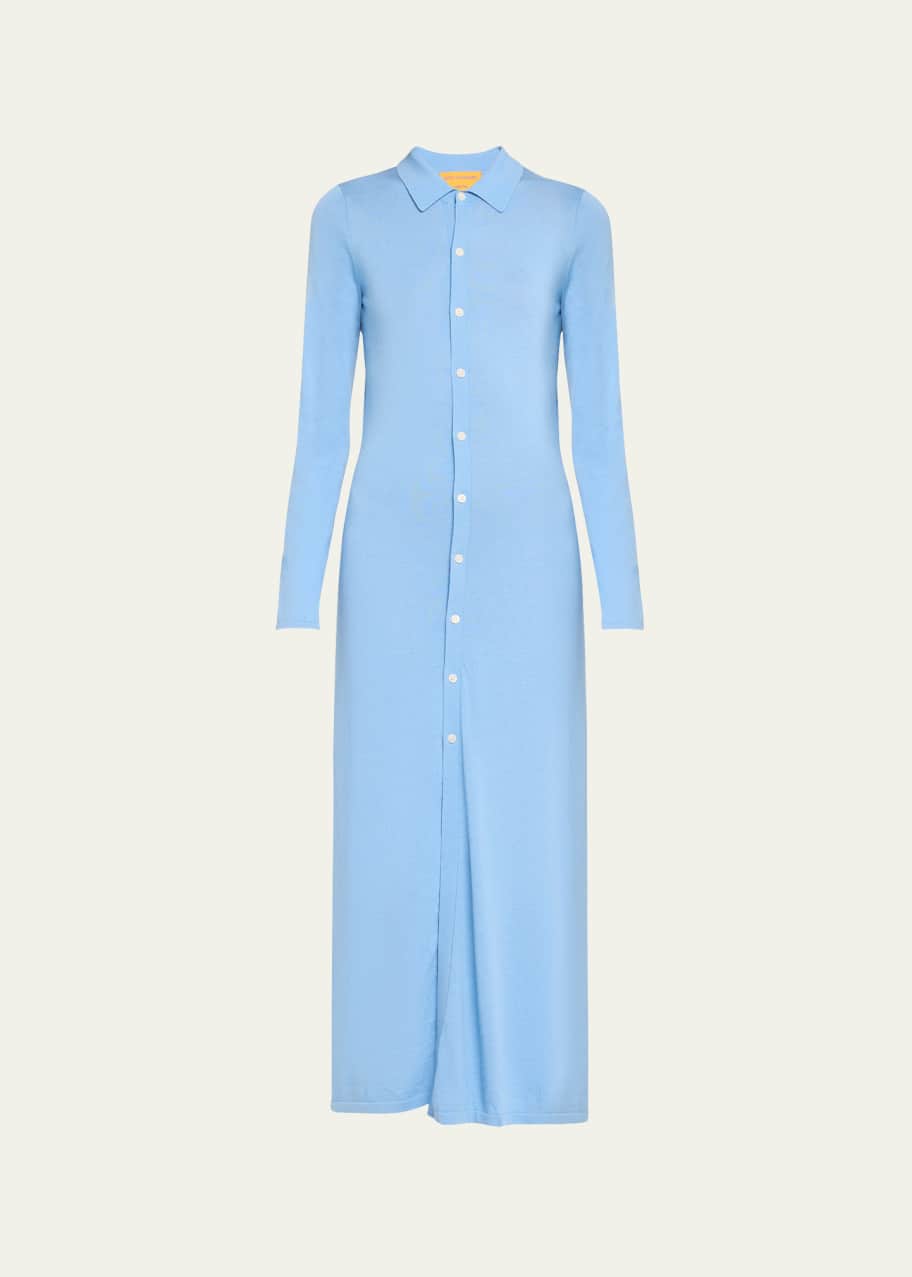long sleeve jersey shirt dress Ava Long Sleeve Jersey Dress