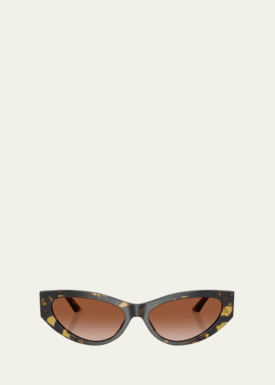 Versace Bright Greca Embellished Cat-Eye Sunglasses  display picture 1