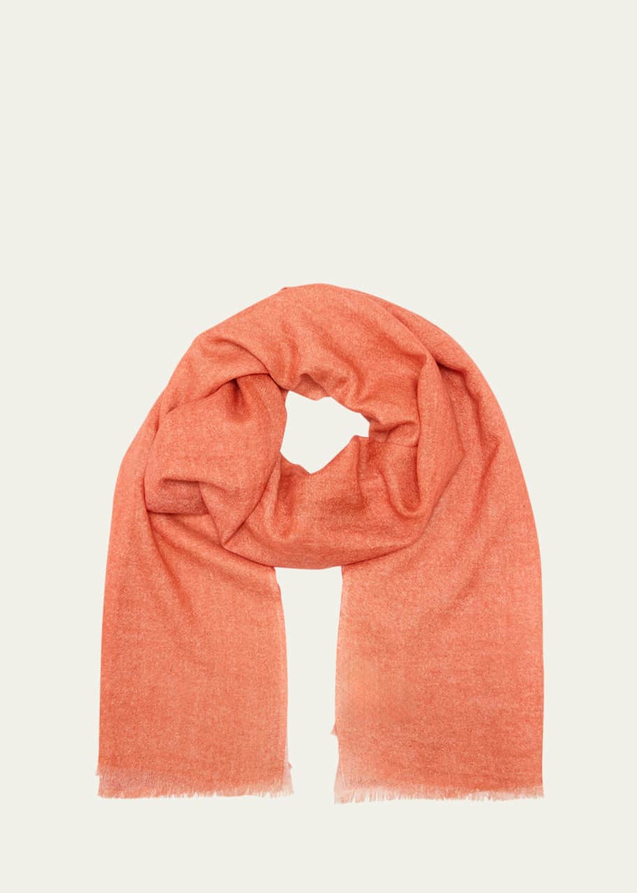 Image 1 of 1: Men's Cashmere-Silk Scarf