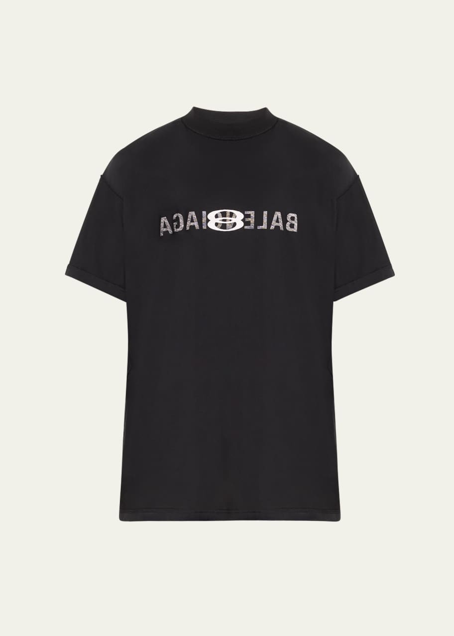 Balenciaga Men's Inside-Out Logo T-Shirt - Bergdorf Goodman