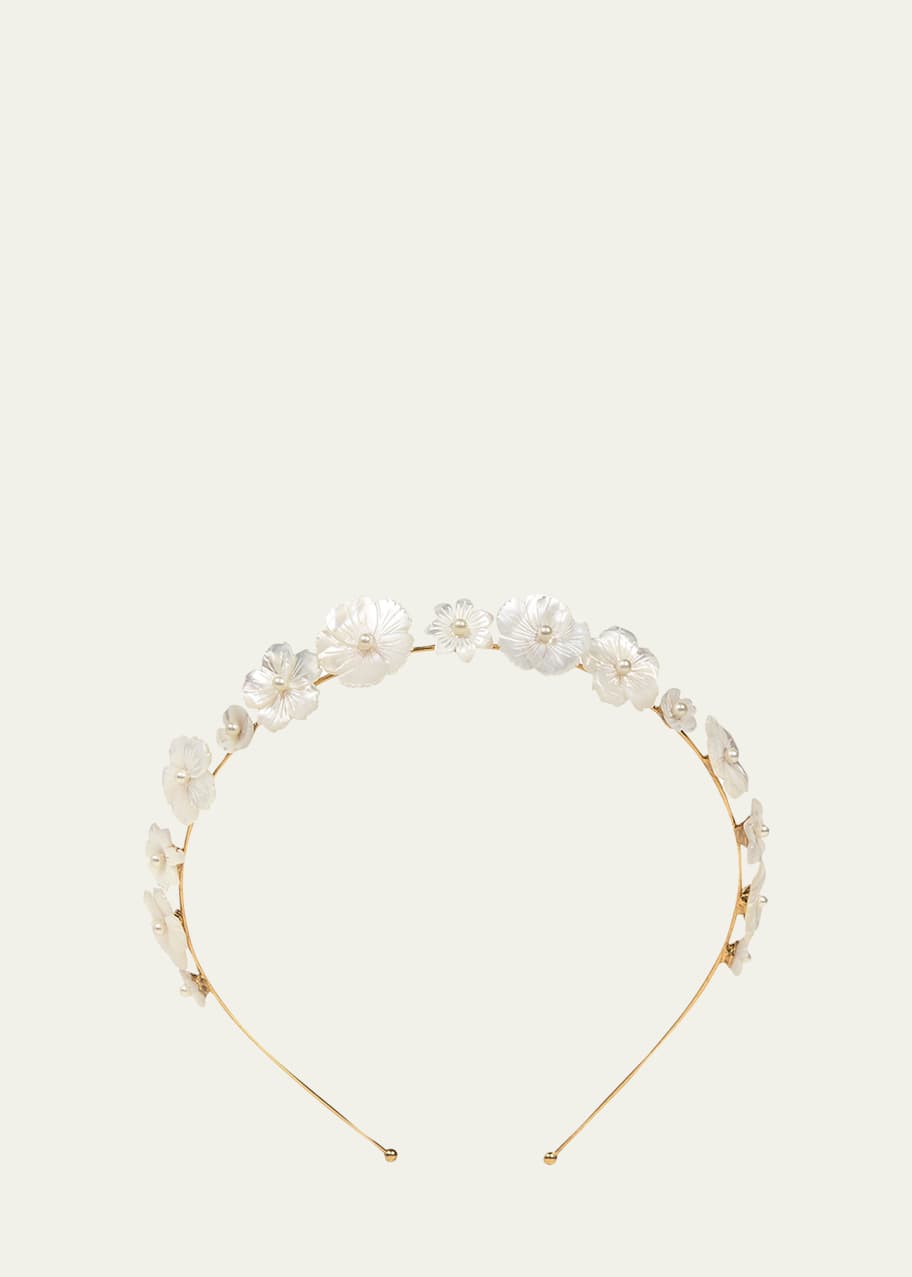 Image 1 of 1: Jennette Pearly Skinny Headband