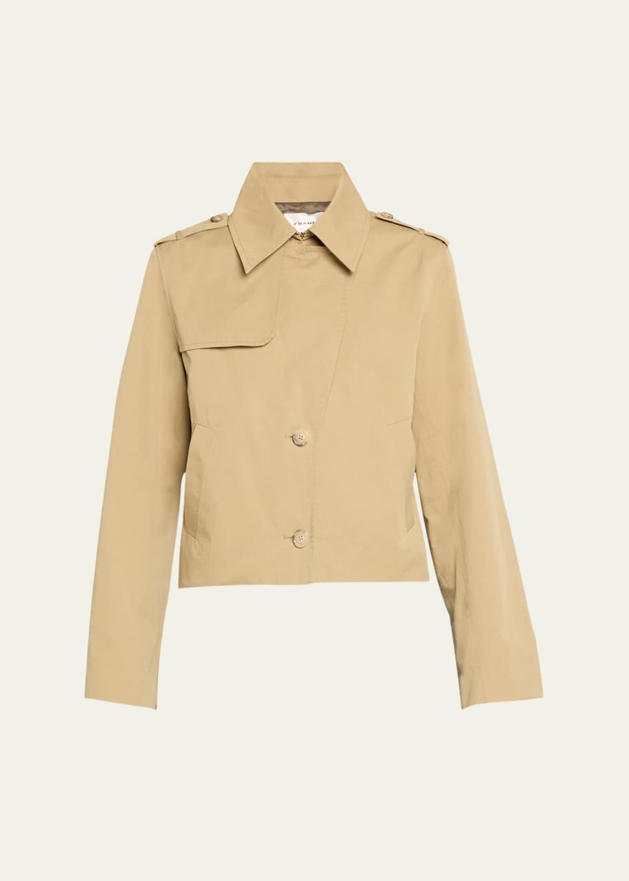 Image 1 of 1: Short Trench Jacket