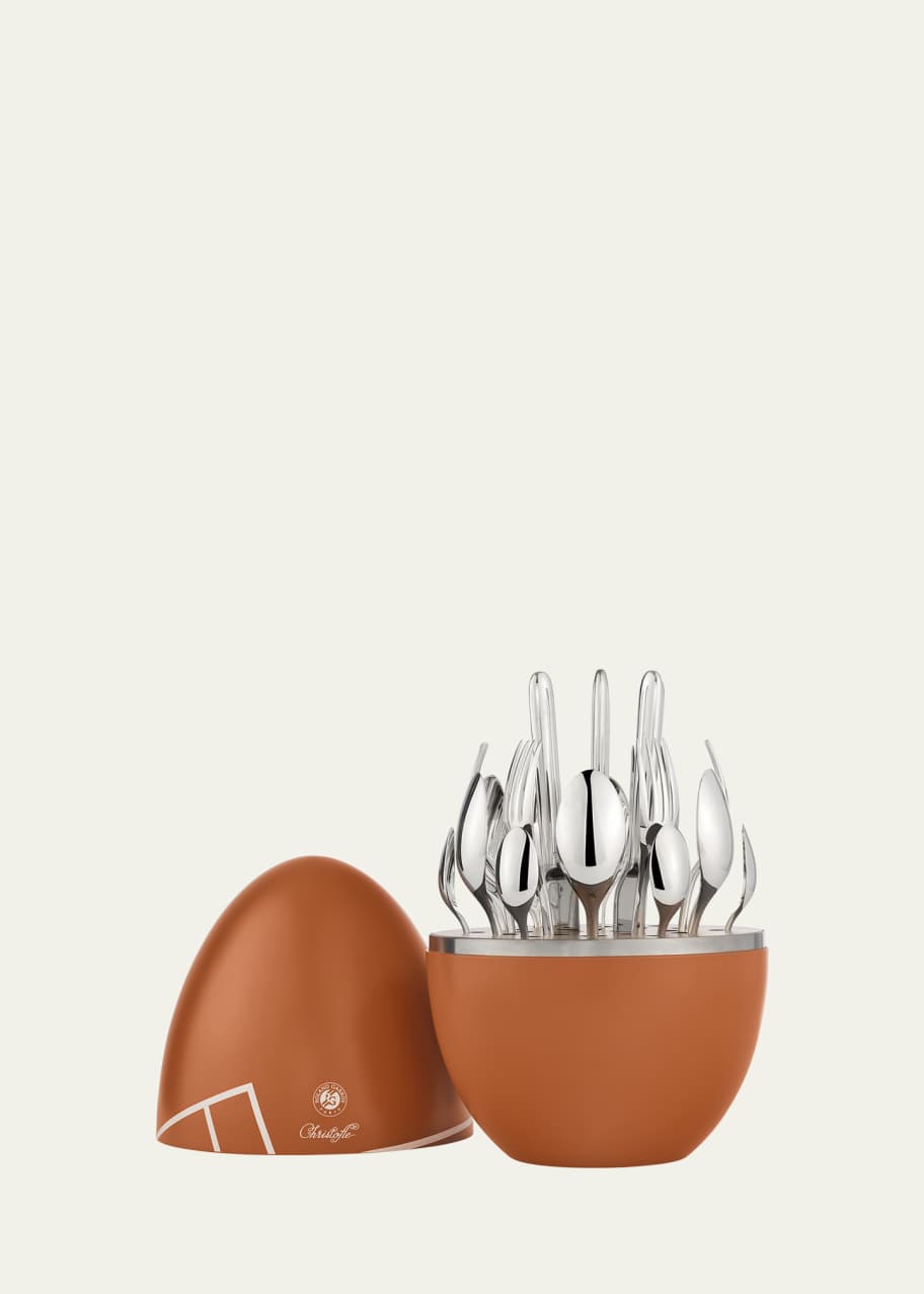 Image 1 of 1: x Roland Garros Mood Flatware Set (24 Pieces)