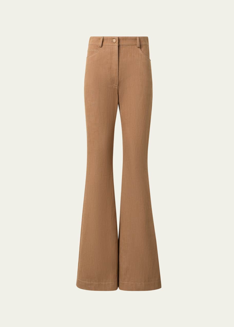 Image 1 of 1: Courtney Winter Denim Flare Jeans
