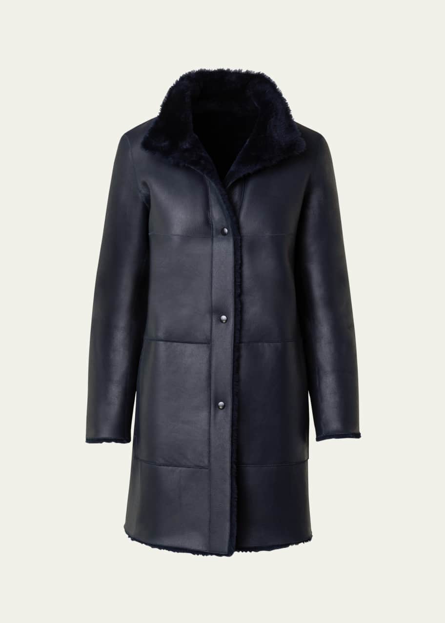 Akris Punto Reversible Lamb Shearling Short Jacket main image 0