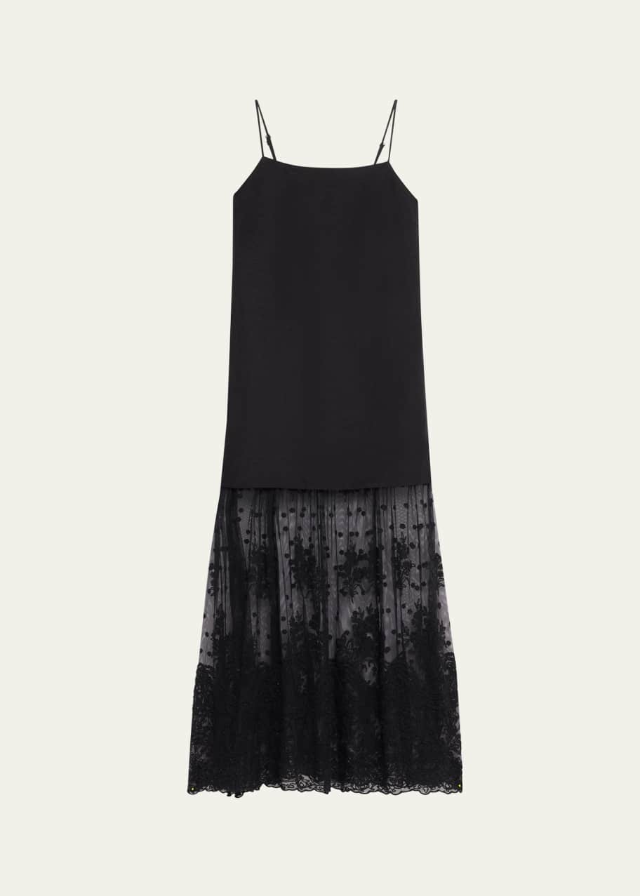 Image 1 of 1: Lara Combo Lace Slip Dress