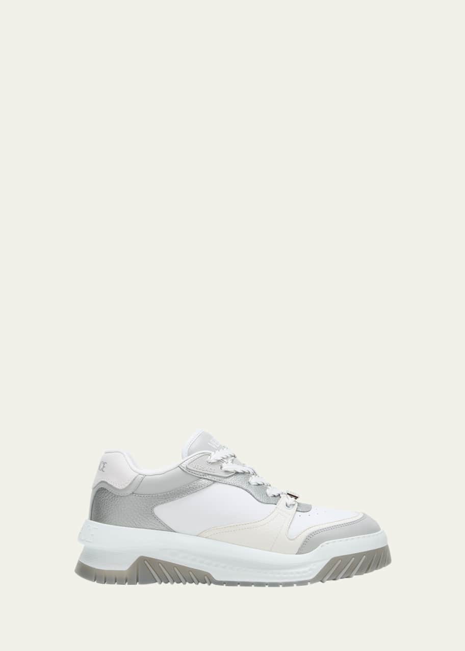 Versace Men's Odissea Leather Low-Top Sneakers - Bergdorf
