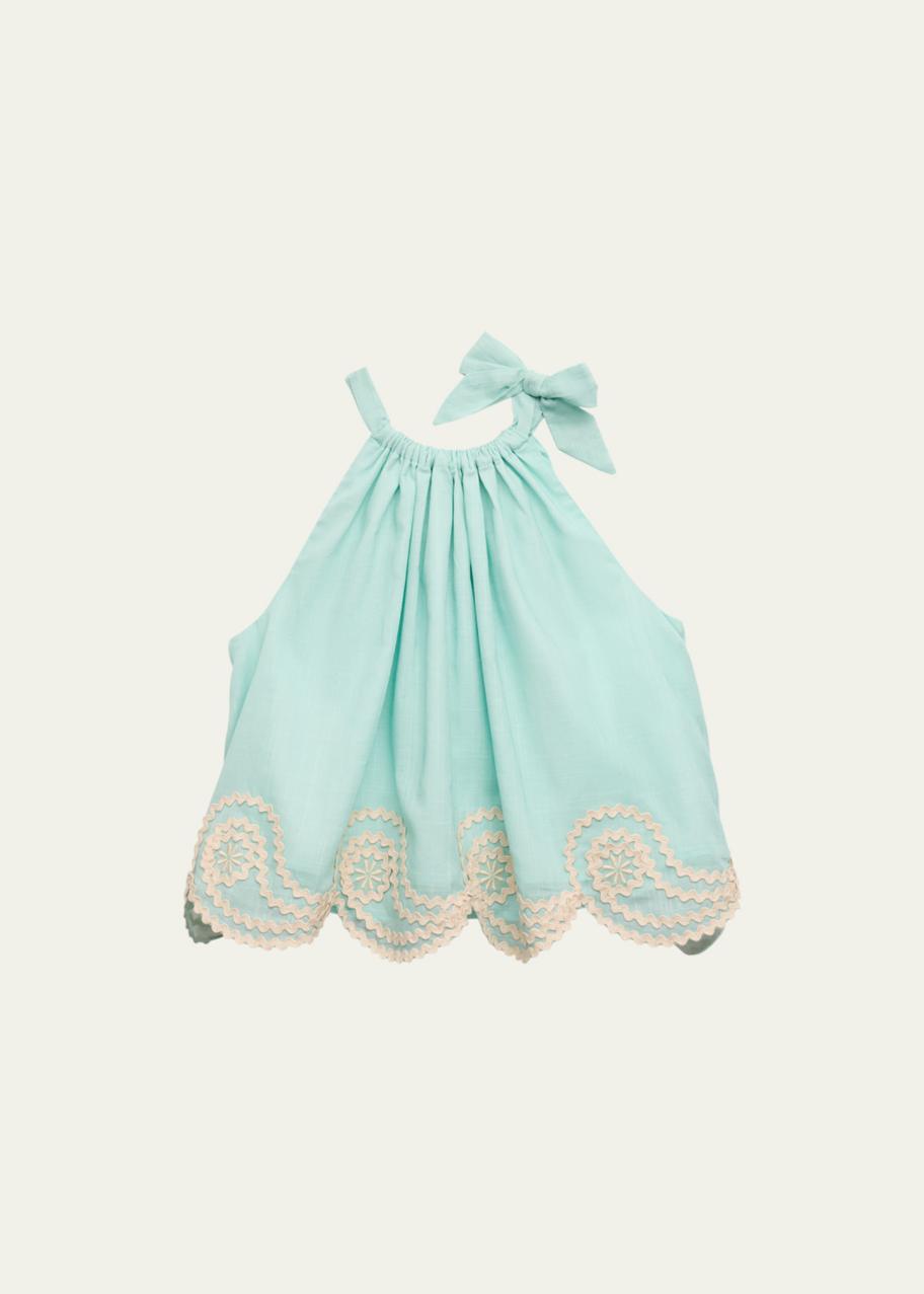 Zimmermann Girl's Waverly Ric Rac Trim Top, Size 1-12 - Bergdorf Goodman