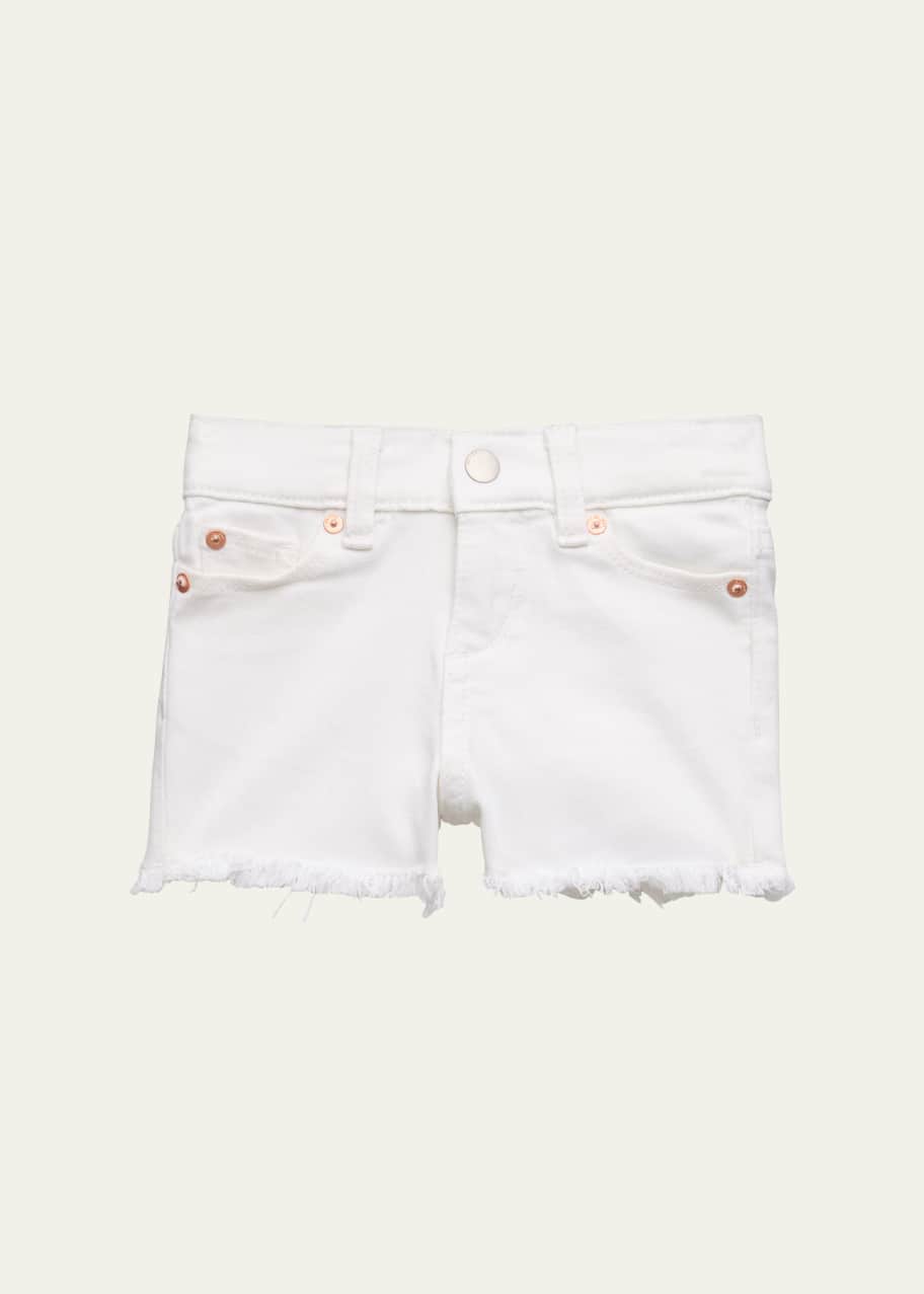 Image 1 of 1: Girl's Lucy Cut Off Denim Shorts, Size 2-6