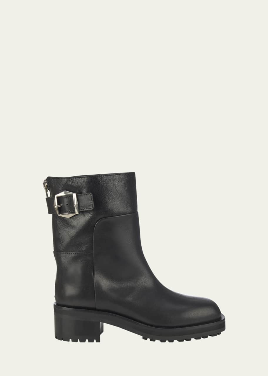 Image 1 of 1: Brooklyn Leather Moto Booties