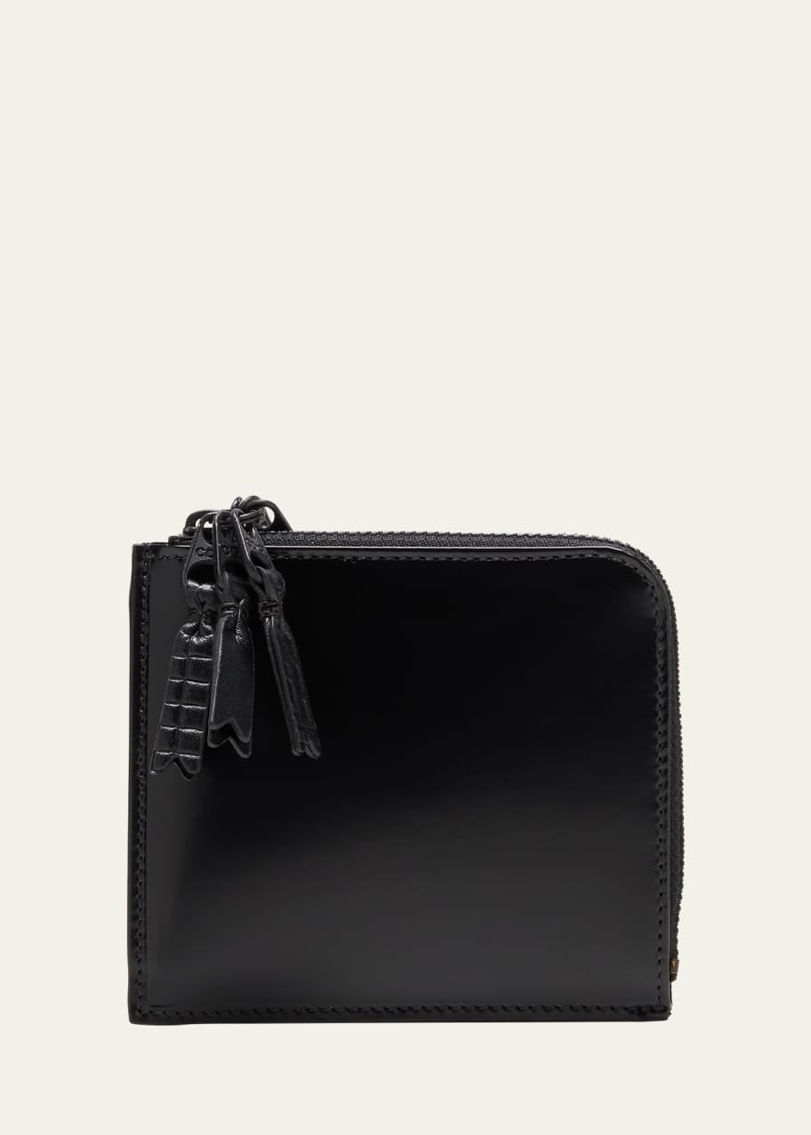 小物 Wallet COMME des GARCONS ZIPPER MEDLEY Wallet COMME des GARCONS ZIPPER MEDLEY L字型ZIP財布（黒