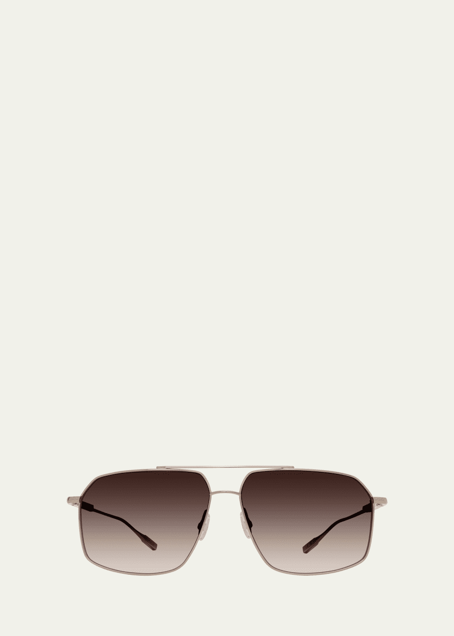 Image 1 of 1: Renzo Titanium Aviator Sunglasses