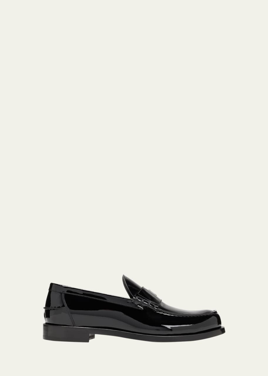 Givenchy Men's Mr G Patent Leather Penny Loafers - Bergdorf Goodman