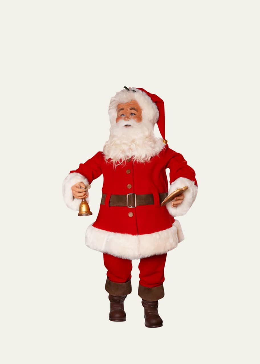 Image 1 of 1: Life-Size Standing Animatronic Santa Claus