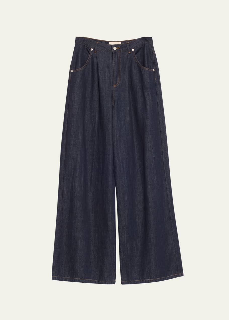Image 1 of 1: Moena Wide-Leg Jeans