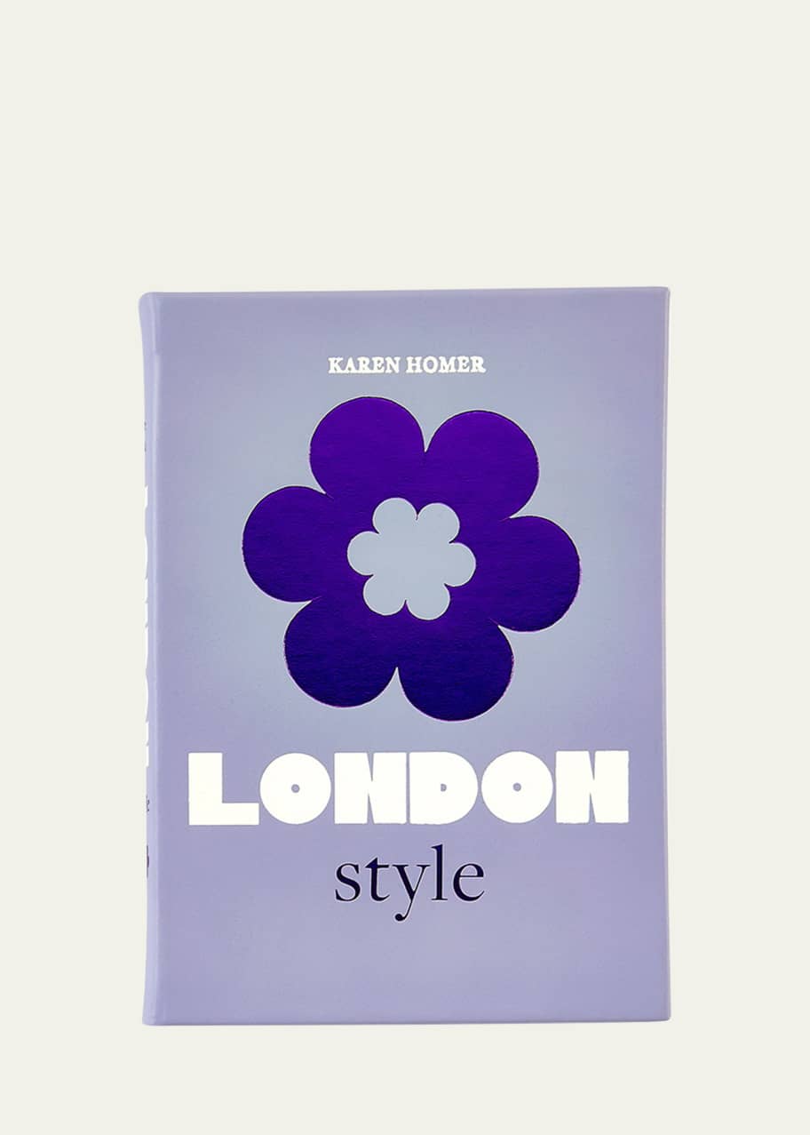 Image 1 of 1: "Little Book of London Style" Leather-Bound Book by Karen Homer