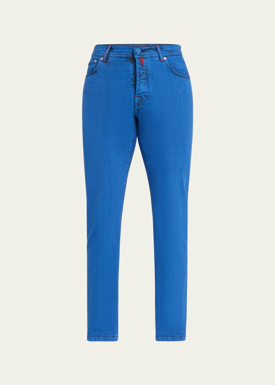Kiton Men's Overdyed Cotton 5-Pocket Pants - Bergdorf Goodman