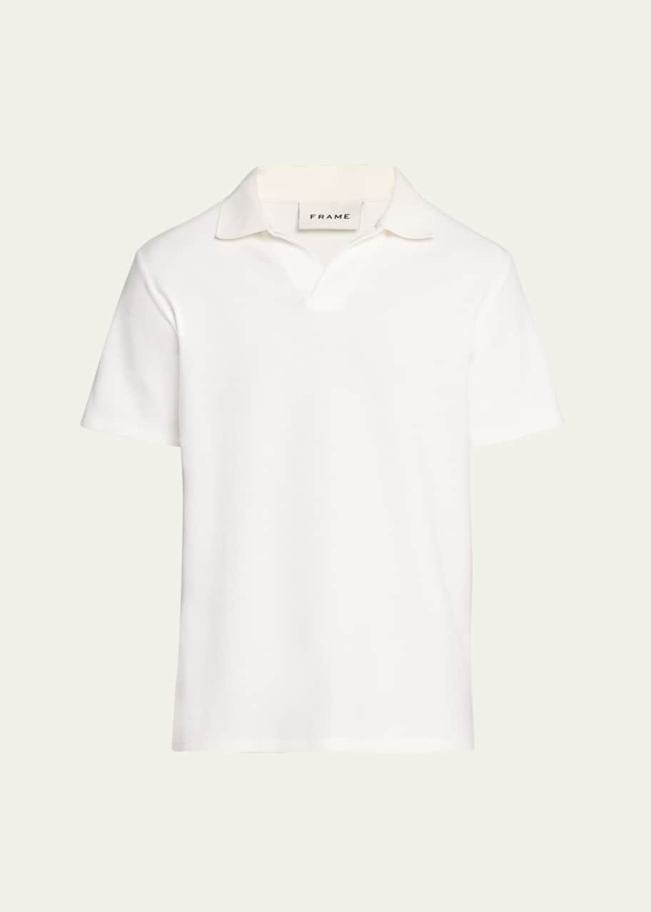 Image 1 of 1: Men's Jacquard Polo Shirt