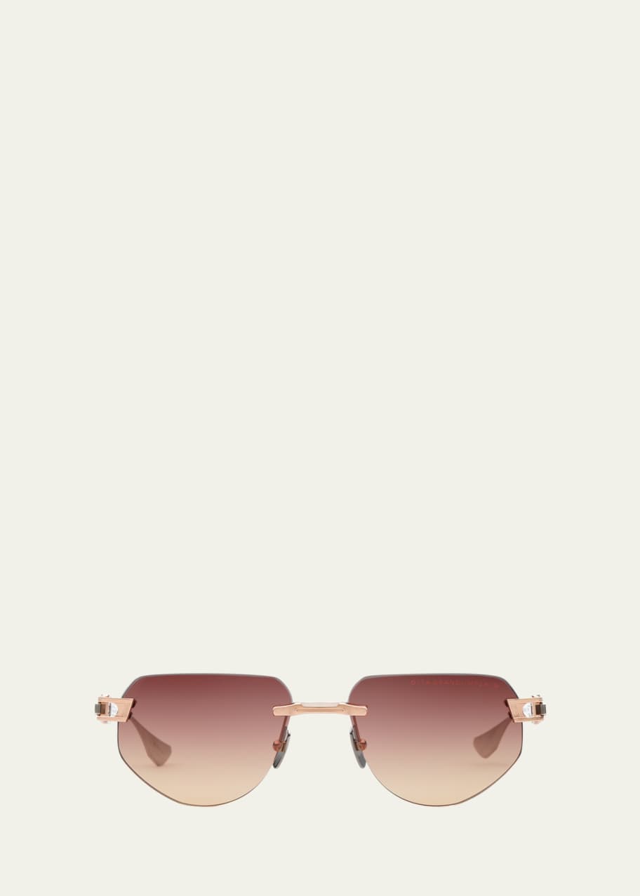 Image 1 of 1: Men's Grand-Imperyn Rimless Sunglasses