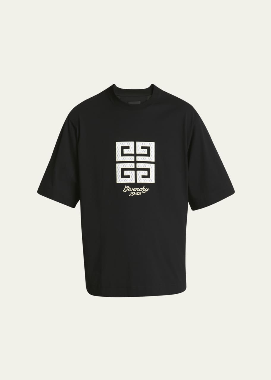 Image 1 of 1: Men's 4G Studio Fit Short-Sleeve Cotton T-Shirt