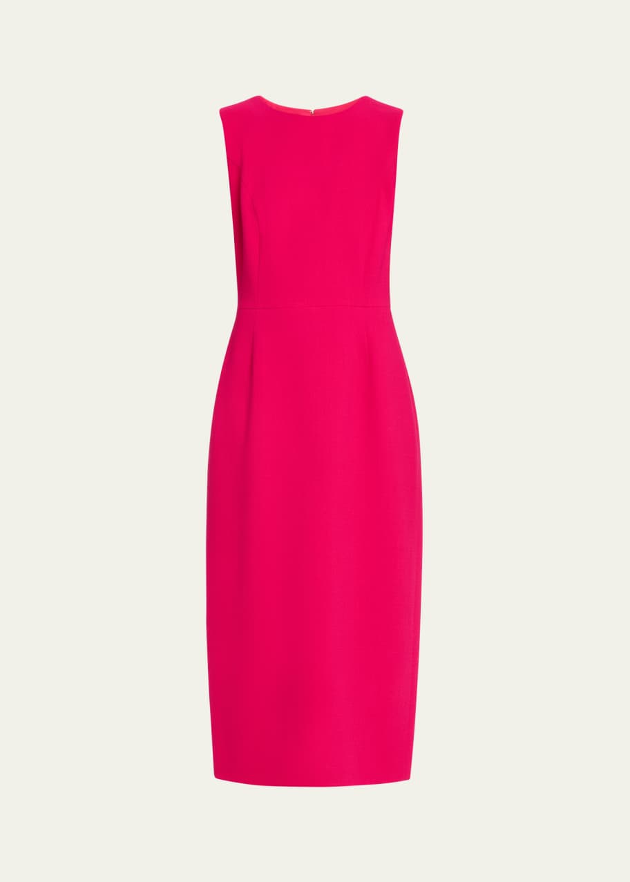 Image 1 of 1: Sleeveless Sheath Midi Dress