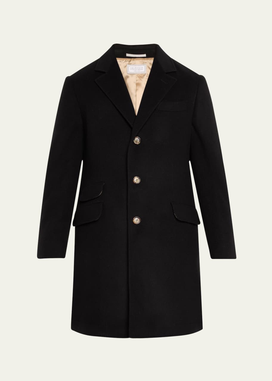 Image 1 of 1: Men's Cashmere Topcoat
