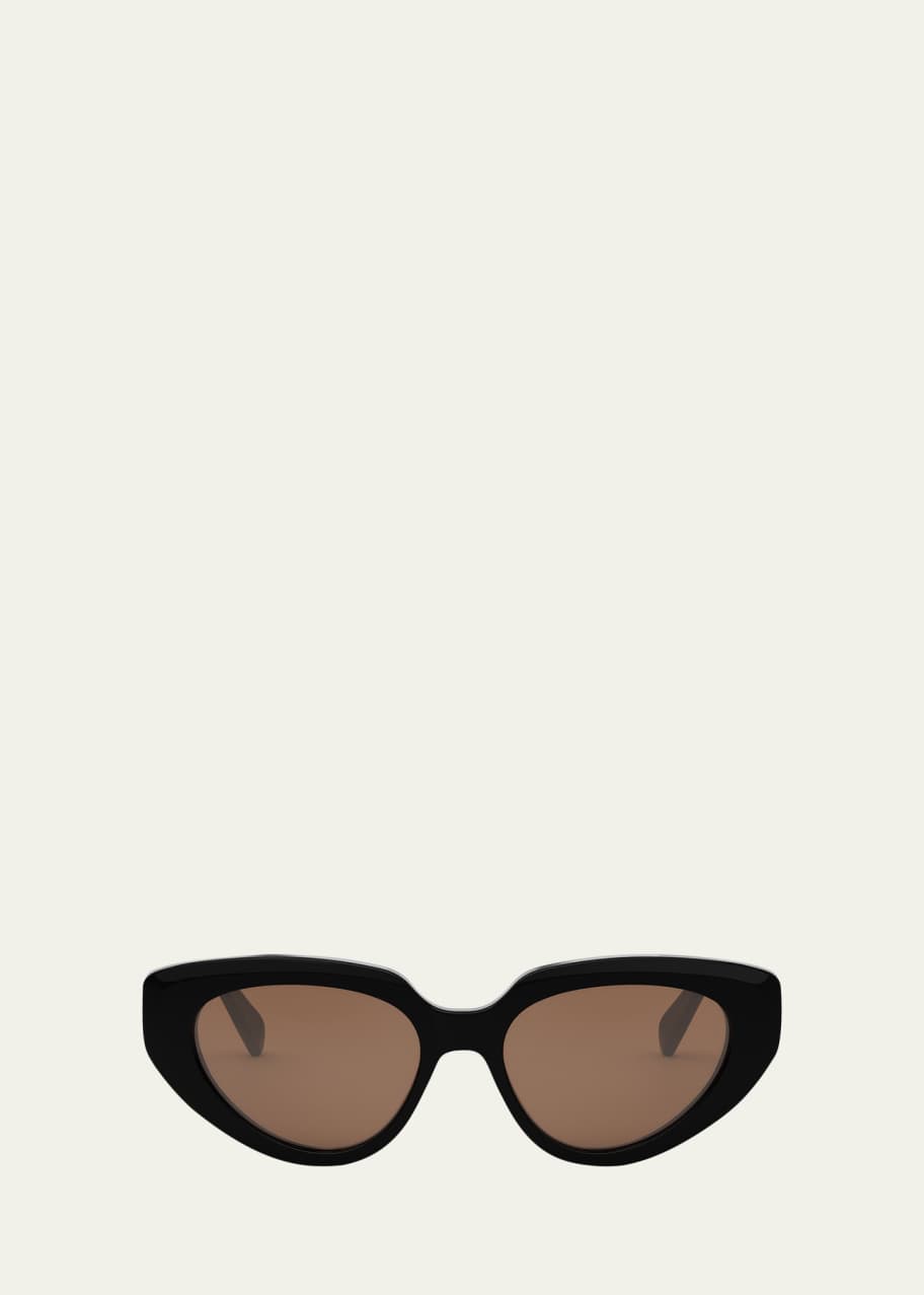 Celine Bold 3 Dots Acetate Cat-Eye Sunglasses - Bergdorf Goodman