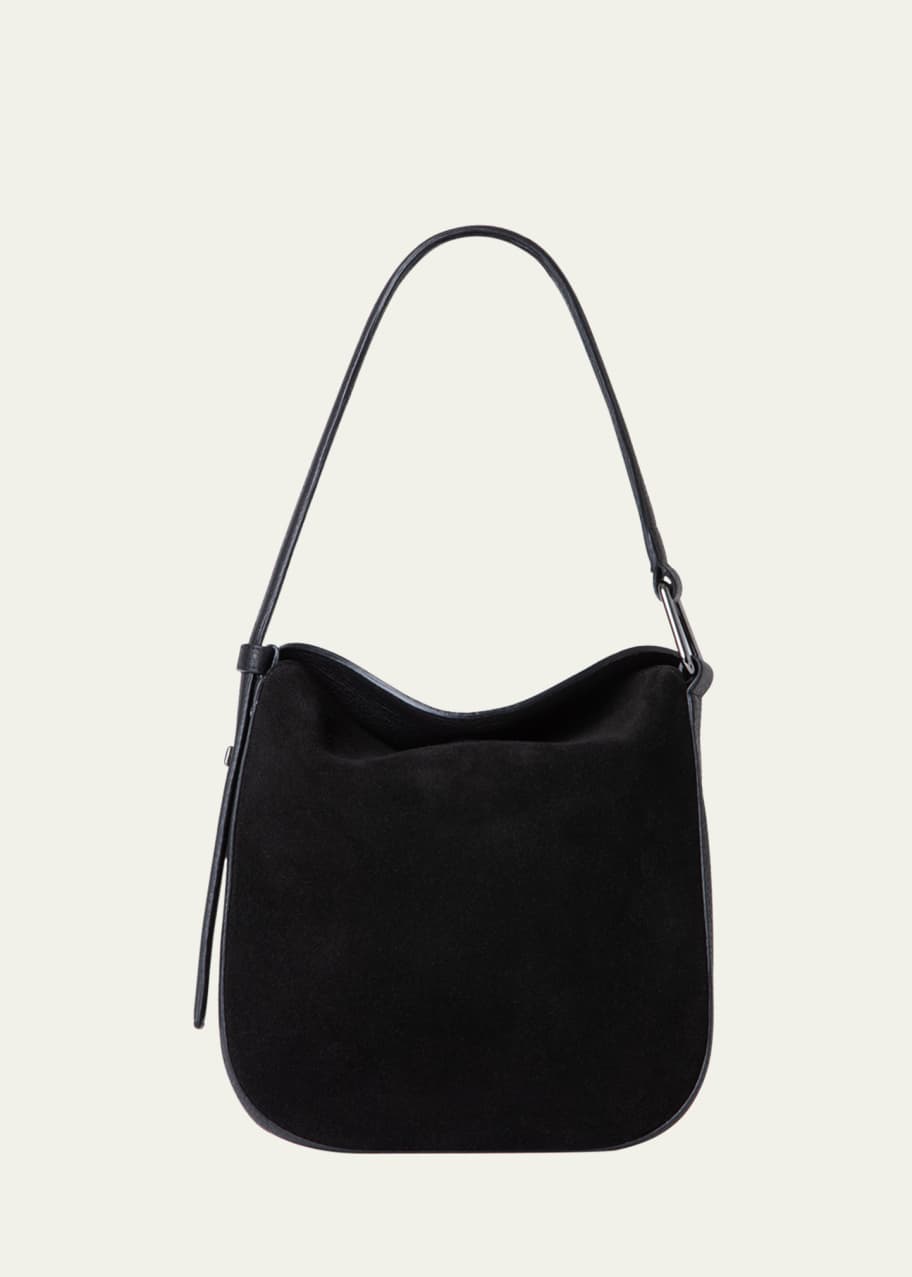 Image 1 of 1: Anna Little Suede Hobo Bag