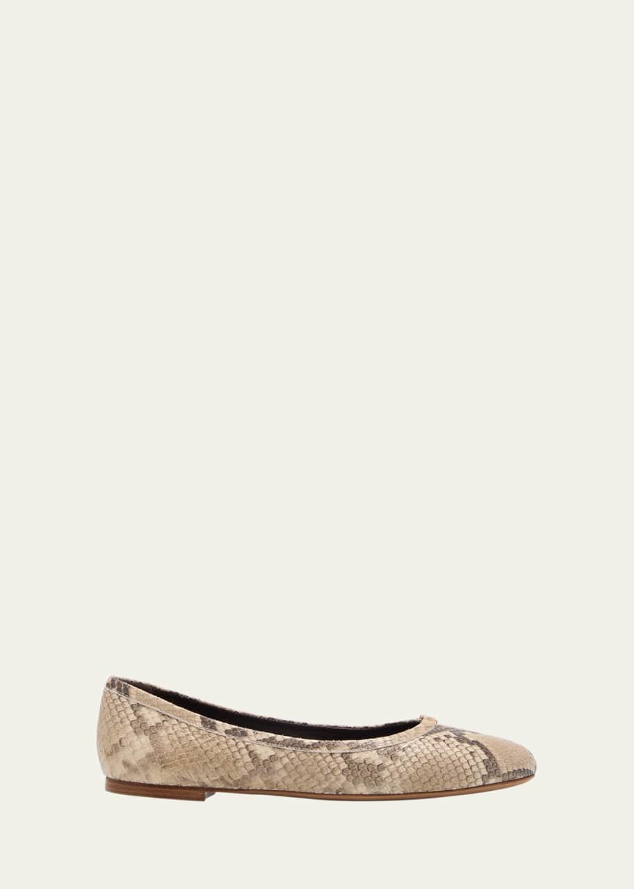 フラットシューズ Chloe Python Marcie Ballerina Flat Chloe' Chloè Python Marcie Ballerina Flat | Balardi