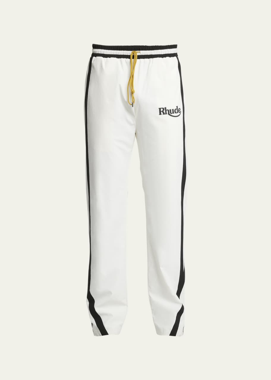 Image 1 of 1: Men's Side-Stripe Ski Track Pants